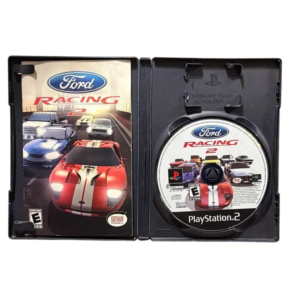 Ford Racing 2 (Sony PS2, 2003) Complete CIB w/ Manual Black Label Preowned